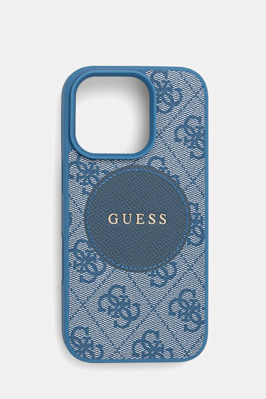Чехол на телефон Guess iPhone 16 Pro для телефона голубой GUHMP16LP4PGRSGB