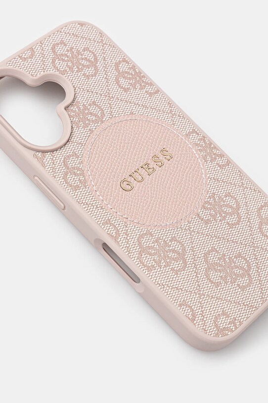 Obal na telefon Guess iPhone 16 GUHMP16SP4PGRSGP růžová AA00