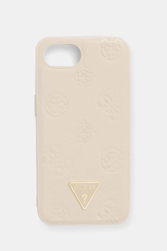 Obal na telefon Guess iPhone 16e na mobil béžová GUHMPSE4PGBTME