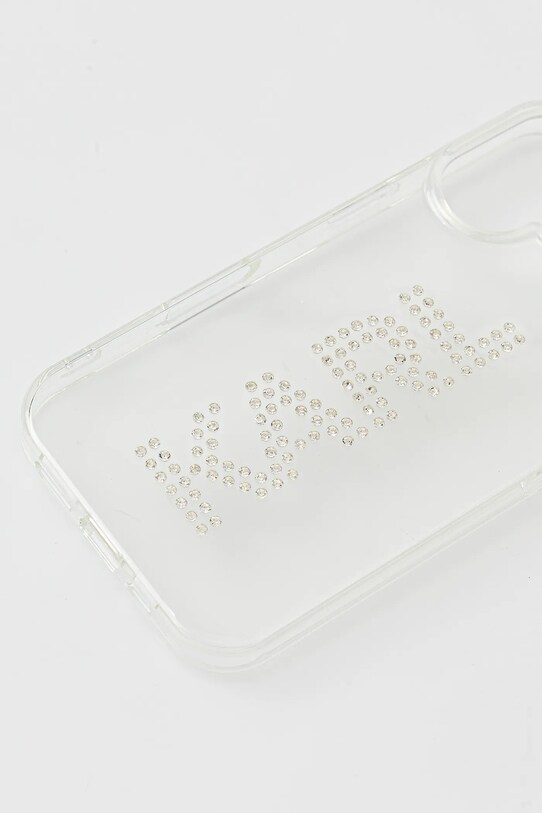 Karl Lagerfeld telefon tok iPhone 16 KLHCP16SHKLSTDCT áttetsző AA00