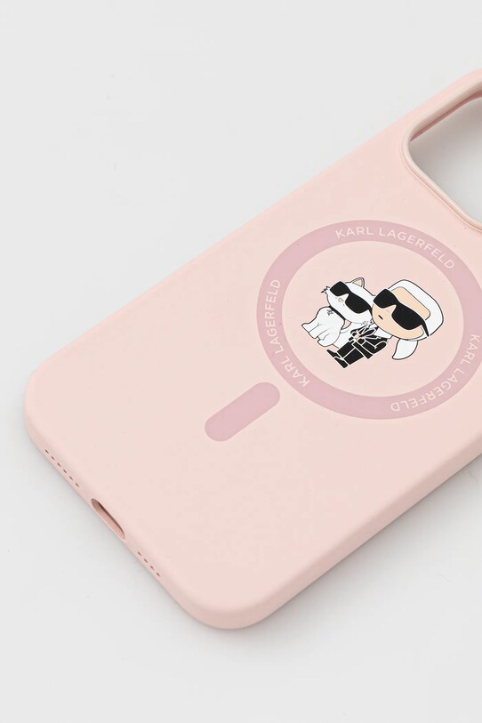 Karl Lagerfeld etui na telefon iPhone 14 Pro Max KLHMP14XSCMKCRHP różowy AA00