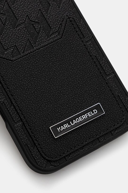 Obal na telefon Karl Lagerfeld iPhone 16 Pro Max KLHCP16XPGKHPRPK černá AA00