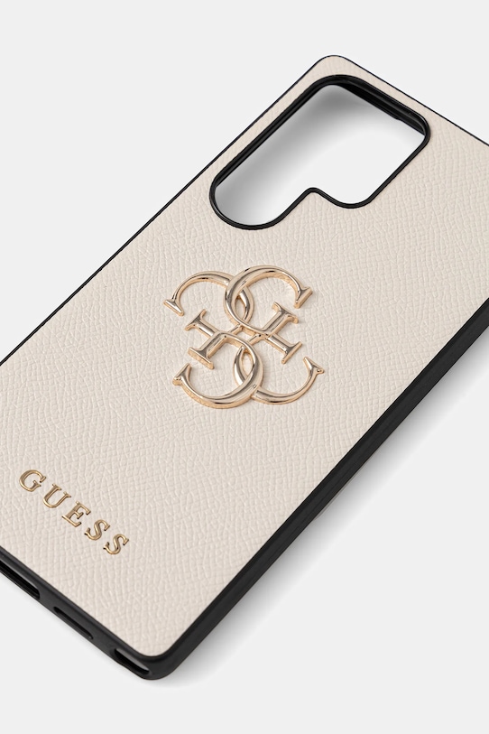 Puzdro na mobil Guess Samsung Galaxy S25 Ultra GUHCS25LPGT4MBE béžová AA00