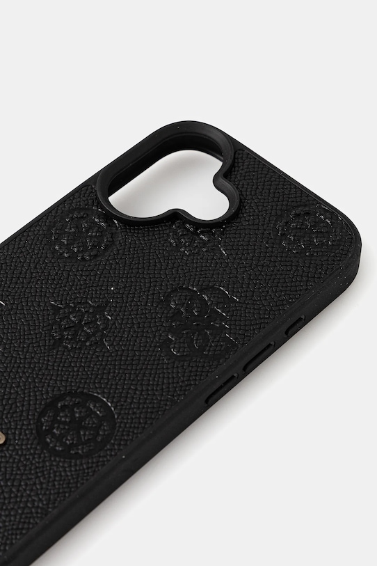 Guess etui na telefon iPhone 16 GUHMP16SPGBTMK czarny AA00