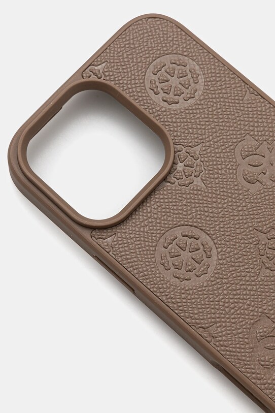 Guess etui na telefon iPhone 16 Pro Max GUHMP16XPGBTMW brązowy AA00