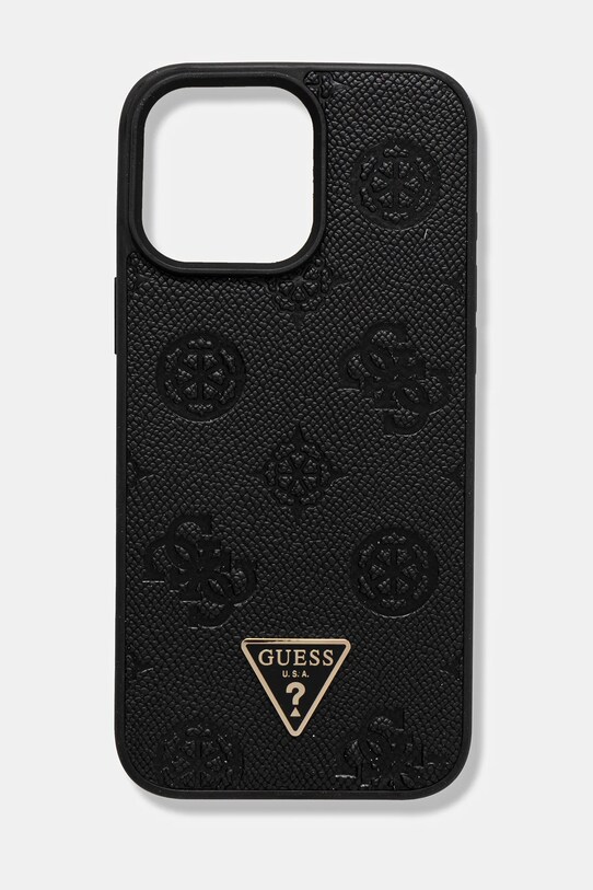 Guess etui na telefon iPhone 16 Pro Max na telefon czarny GUHMP16XPGBTMK