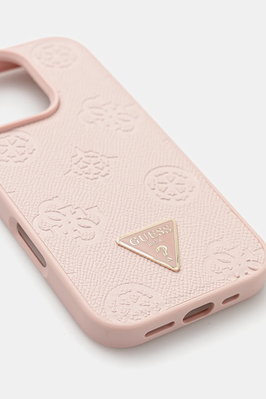 Guess custodia per telefono iPhone 16 Pro GUHMP16LPGBTMP rosa AA00