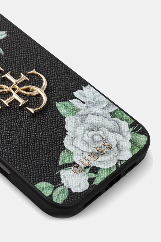 Guess etui na telefon iPhone 16 Pro Max GUHCP16XPGROP4MK czarny AA00