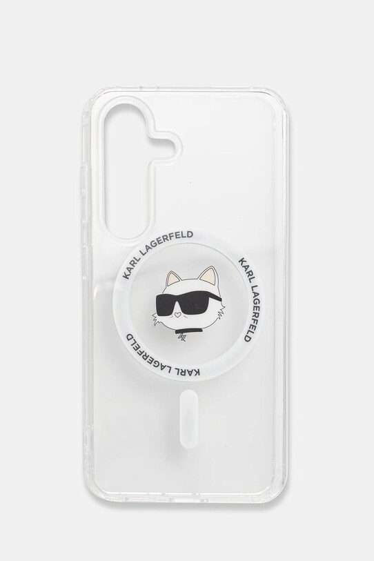 Karl Lagerfeld etui na telefon Samsung Galaxy S25 na telefon transparentny KLHMS25SHLSCHH