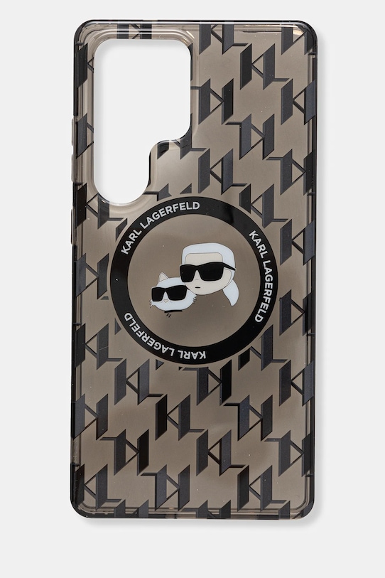 Obal na telefon Karl Lagerfeld Samsung Galaxy S25 Ultra na mobil černá KLHMS25LHMCKMHK