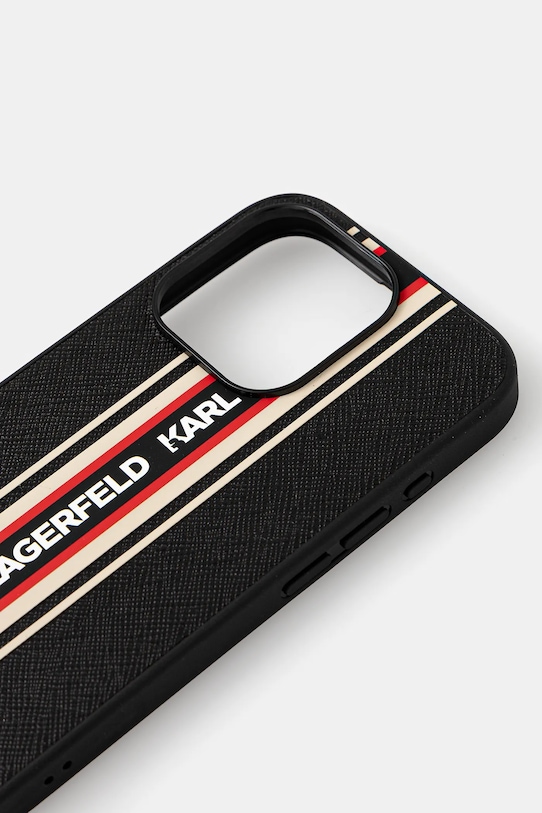 Karl Lagerfeld etui na telefon iPhone 15 Pro KLHCP15LPAMSCNSR czarny AA00