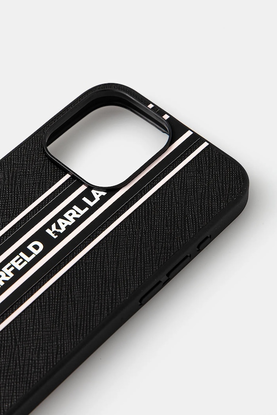 Karl Lagerfeld etui na telefon iPhone 15 Pro Max KLHCP15XPAMSCNSP czarny AA00