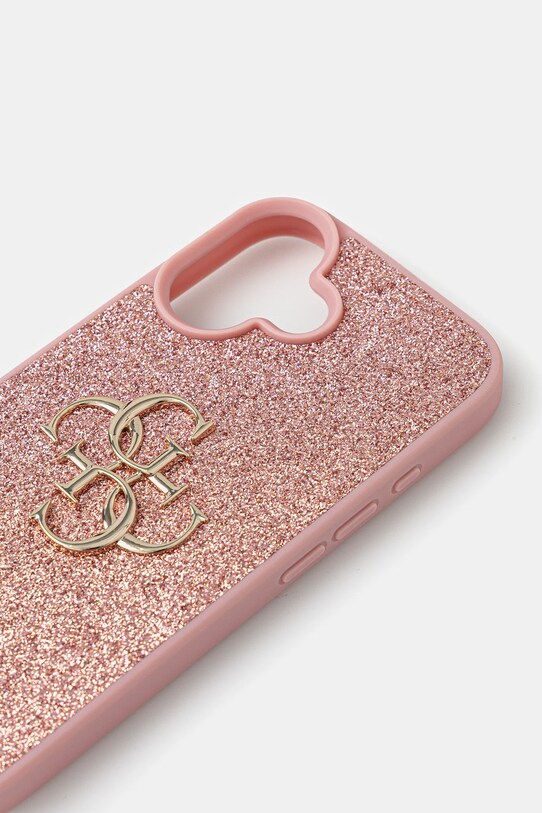 Guess etui na telefon iPhone 16 GUHCP16SHG4SGP różowy AA00