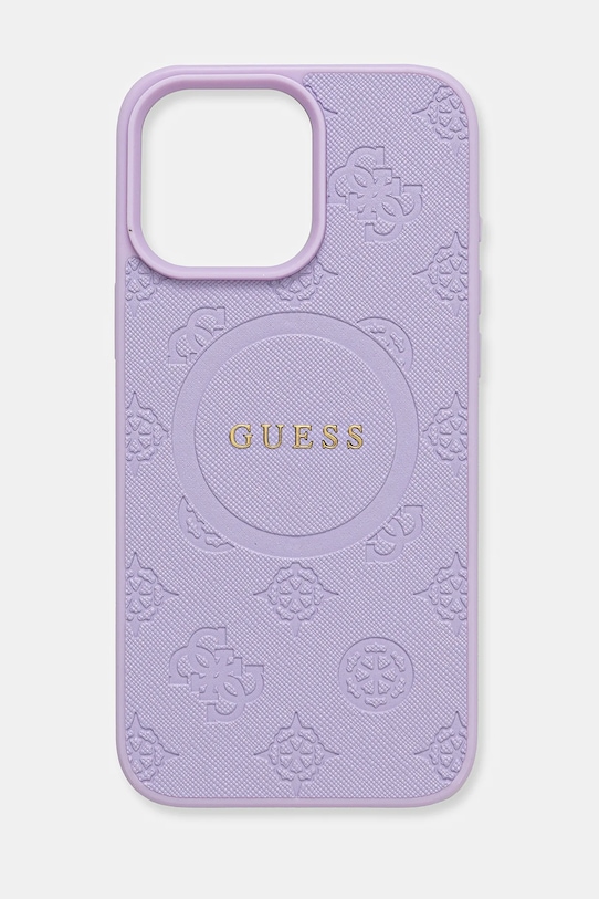 Guess carcasă de telefon iPhone 16 Pro Max pentru telefon violet GUHMP16XPSAPSMEU