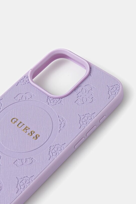 Obal na telefon Guess iPhone 16 Pro Max GUHMP16XPSAPSMEU fialová AA00
