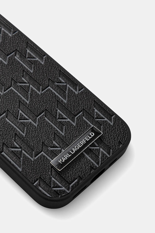 Karl Lagerfeld etui na telefon iPhone 15 Pro KLHMP15LPKHPORPK czarny AA00
