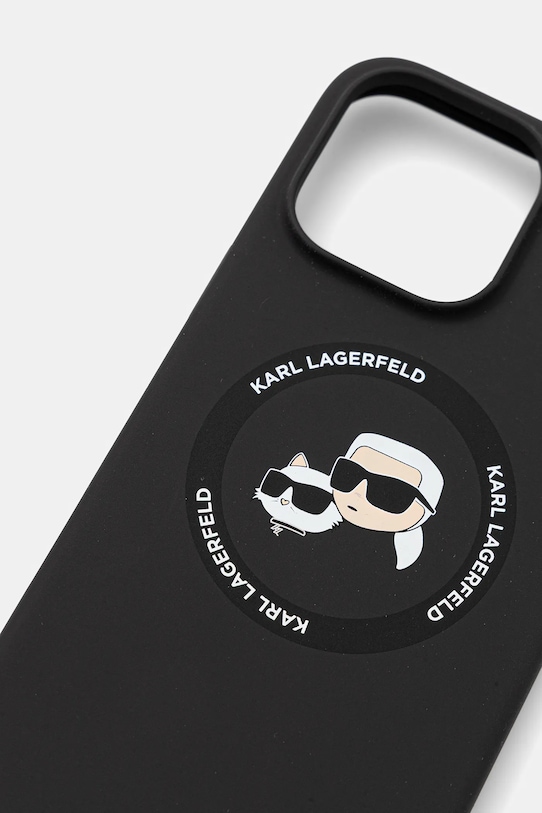 Θήκη κινητού Karl Lagerfeld iPhone 16 Pro Max KLHMP16XSKCHTCK μαύρο AA00