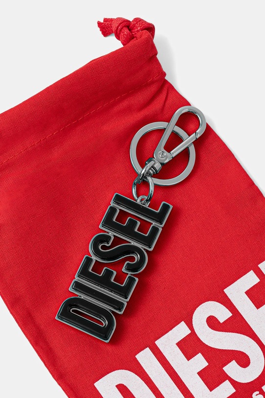 Accesorii Diesel breloc DSL 3D DSL 3D KEY RING X10294.P8097 negru