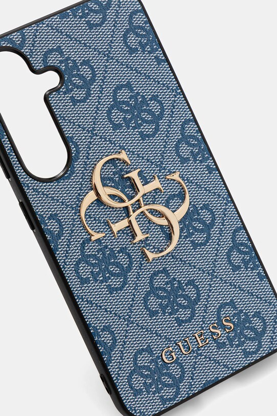 Guess etui na telefon Samsung Galaxy S25 GUHCS25S4GMGBL niebieski AA00