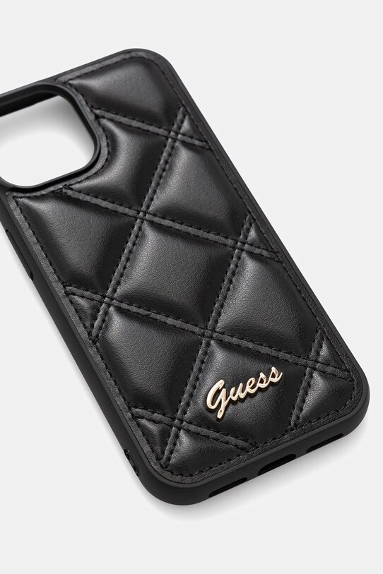 Guess etui na telefon iPhone 15 / 14 / 13 6.1" GUHCP15SPSQSQSK czarny AA00