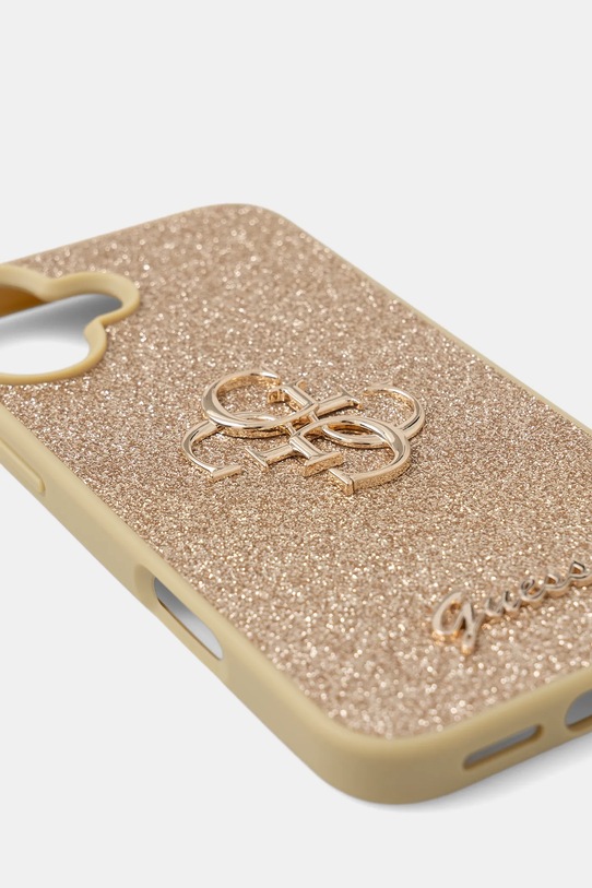 Чехол на телефон Guess iPhone 16 Plus 6.7" GUHCP16MHG4SGD золотой AA00