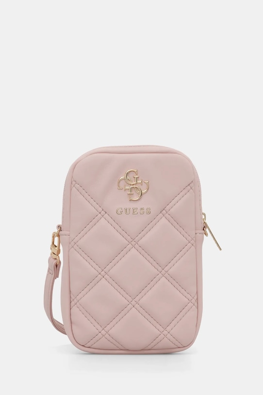 Guess borsetă pentru telefon roz GUWBZPSQSSGP