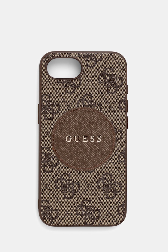 Θήκη κινητού Guess iPhone 16e για τηλέφωνο καφέ GUHMPSE4P4PGRSGW