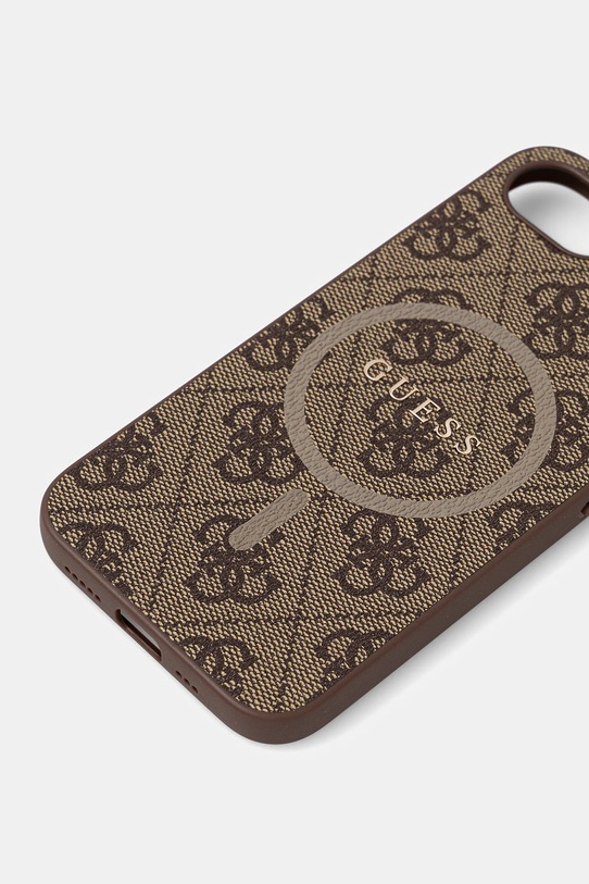 Guess etui na telefon iPhone 16e GUHMPSE4G4GFRW brązowy AA00