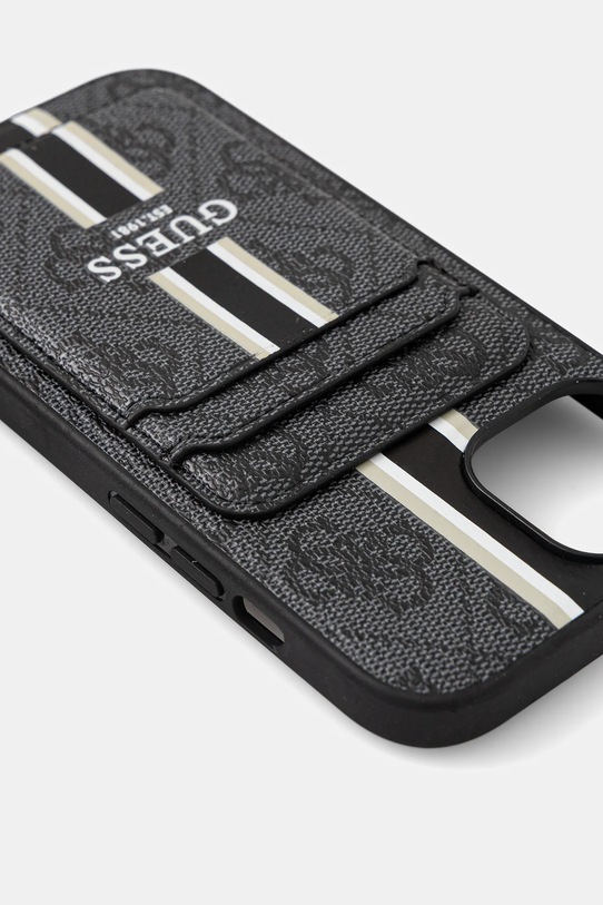 Guess husă pentru telefon iPhone 15 GUBPHCP15SP4RPSK negru AA00