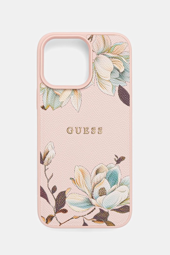 Guess etui na telefon iPhone 16 Pro Max na telefon różowy GUHMP16XPGNMPLMP