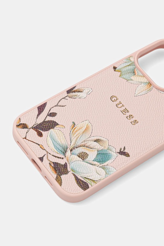 Guess etui na telefon iPhone 16 Pro Max GUHMP16XPGNMPLMP różowy AA00