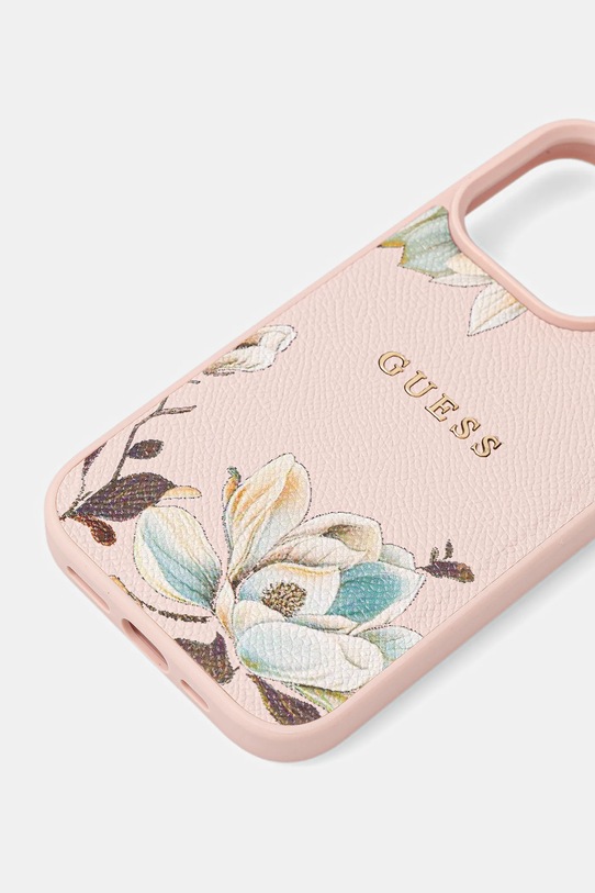 Guess etui na telefon iPhone 16 Pro GUHMP16LPGNMPLMP różowy AA00