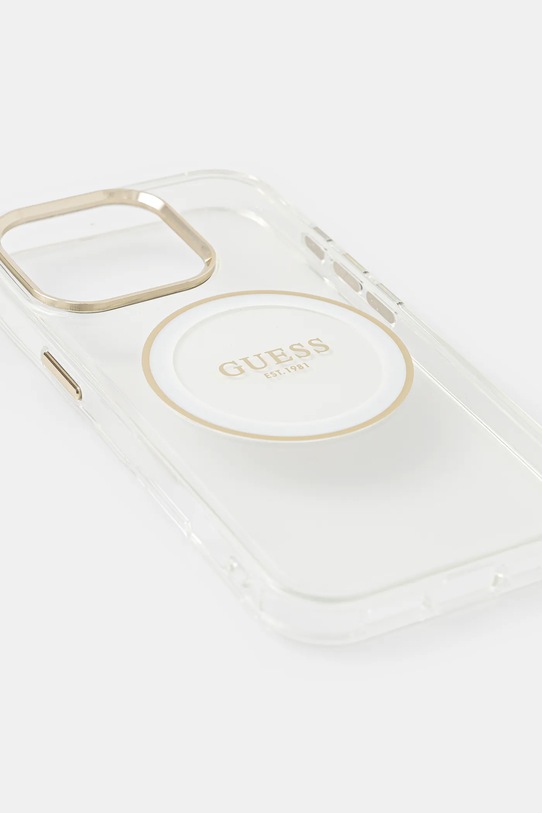 Guess etui na telefon iPhone 16 Pro GUHMP16LHTDRCEDH biały AA00