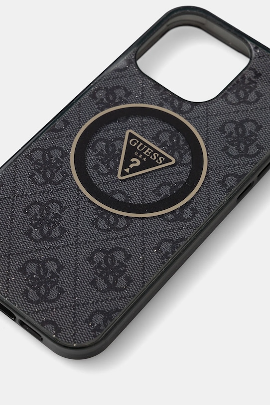 Obal na telefon Guess iPhone 16 Pro Max GUHMP16XHG4PRTGK černá AA00