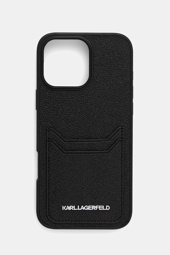 Karl Lagerfeld etui na telefon iPhone 16 Pro Max na telefon czarny KLHCP16XPKHPORPK