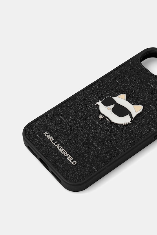Кейс за телефон Karl Lagerfeld iPhone 16e KLHCPSE4PGKLCHPK черен AA00