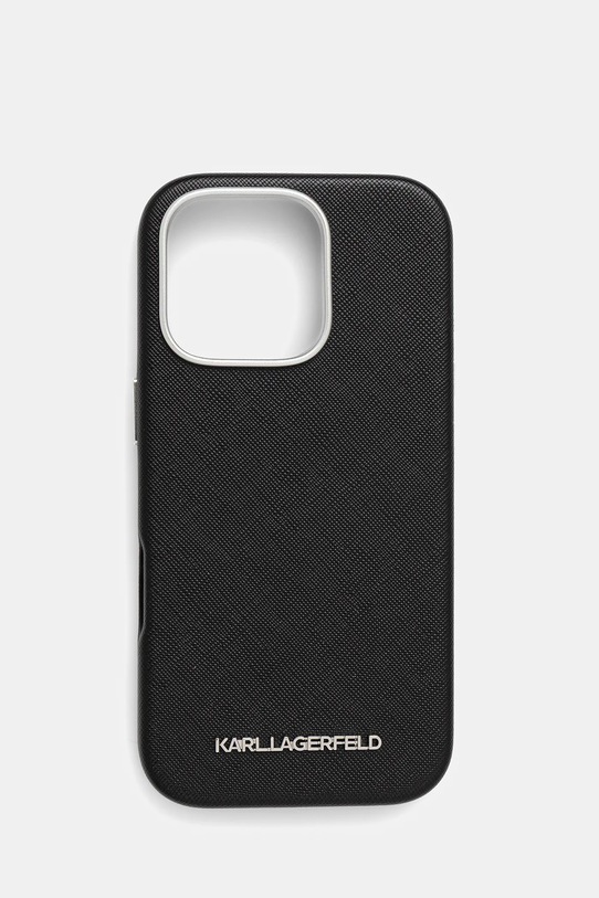 Чехол на телефон Karl Lagerfeld iPhone 16 Pro для телефона чёрный KLHMP16LPSAFWMCK