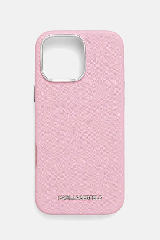 Чохол на телефон Karl Lagerfeld iPhone 16 Pro Max для телефону рожевий KLHMP16XPSAFWMCP