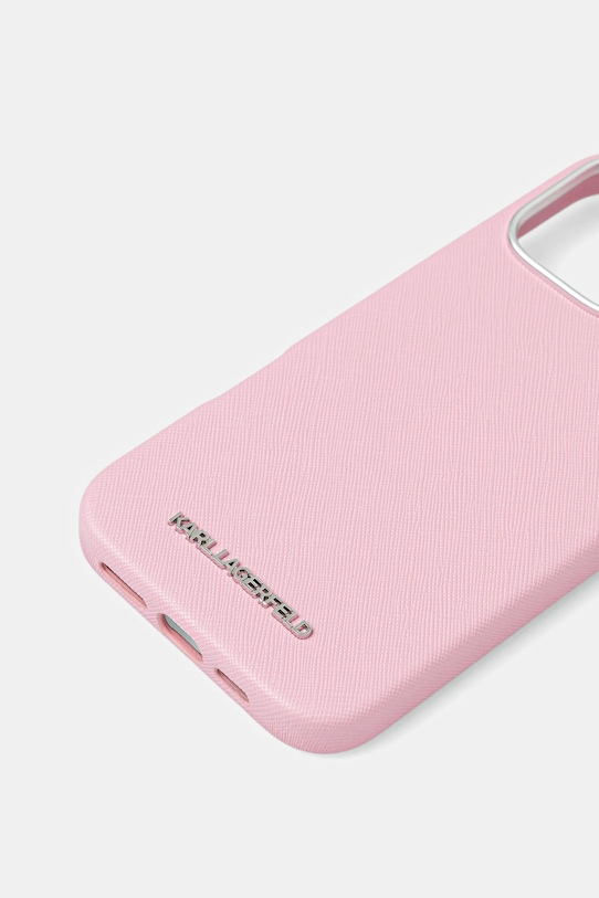 Θήκη κινητού Karl Lagerfeld iPhone 16 Pro Max KLHMP16XPSAFWMCP ροζ AA00