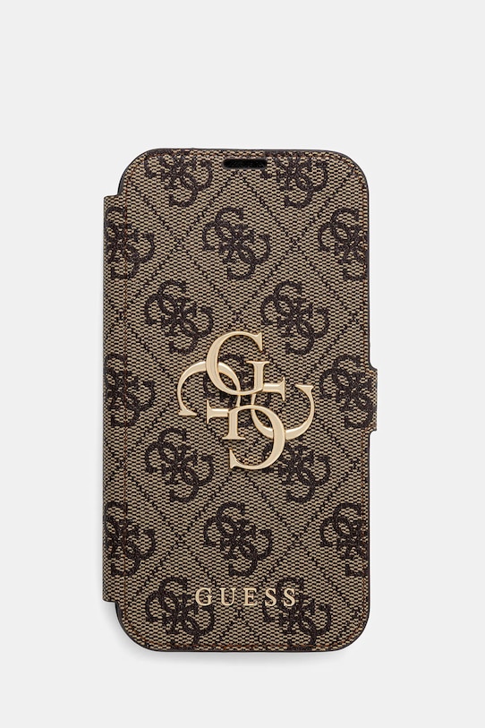 Кейс за телефон Guess iPhone 15 Pro 6.1" за телефон кафяв GUBKP15L4GMGBR