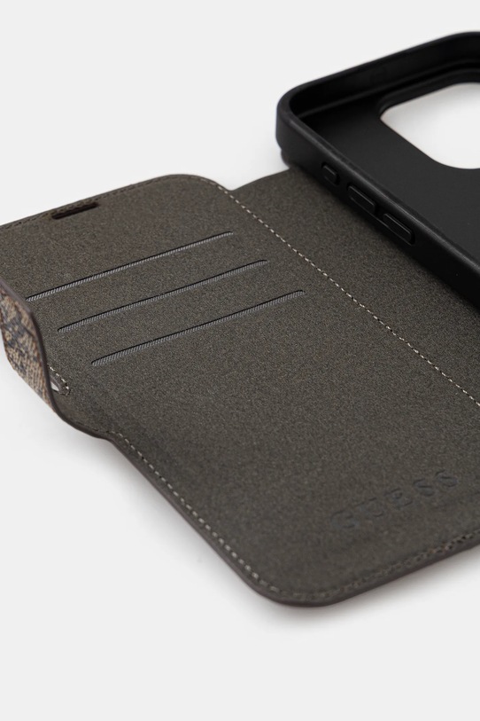 Аксессуары Чехол на телефон Guess iPhone 15 Pro 6.1" GUBKP15L4GMGBR коричневый