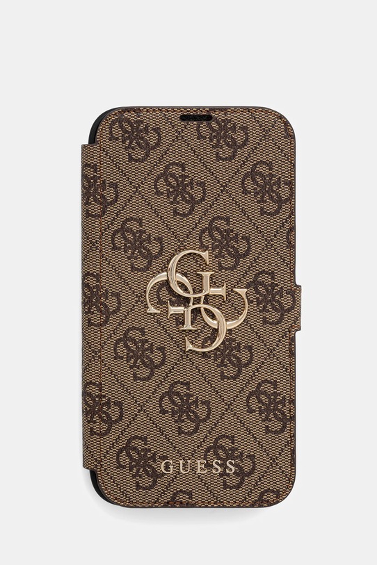 Guess husă pentru telefon iPhone 16 Plus 6.7" pentru telefon maro GUBKP16M4GMGBR