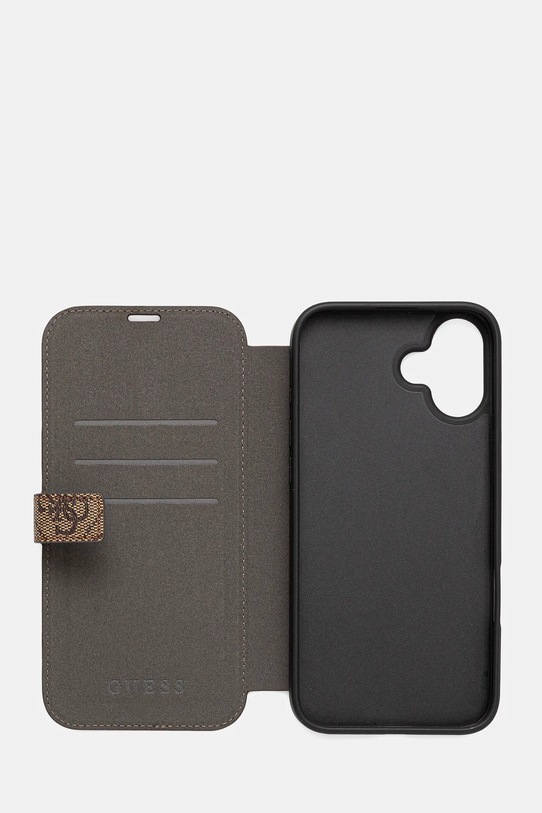 Guess husă pentru telefon iPhone 16 Plus 6.7" GUBKP16M4GMGBR maro AA00