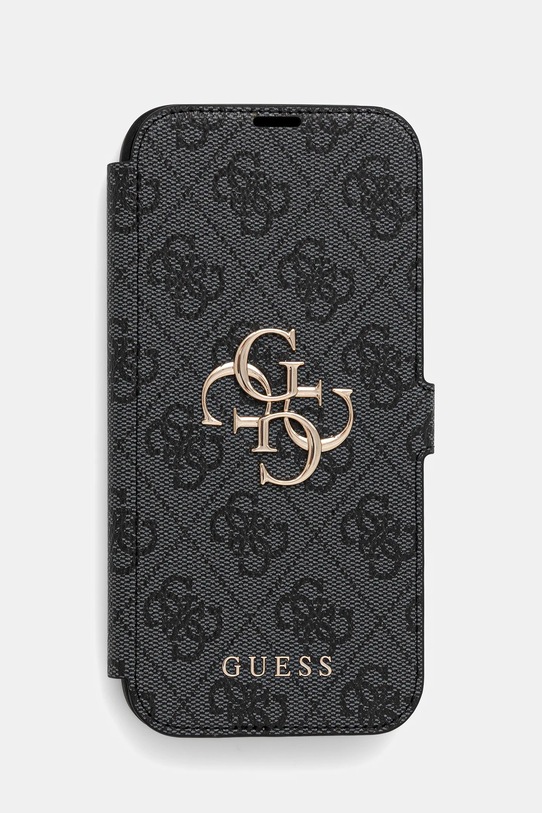 Чохол на телефон Guess iPhone 16 Pro Max 6.9" аплікація чорний GUBKP16X4GMGGR