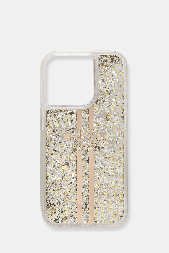 Guess etui na telefon iPhone 15 Pro 6.1" na telefon transparentny GUHCP15LLFCSEGT