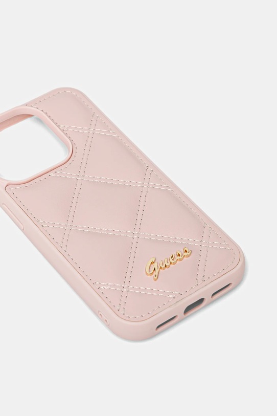 Obal na telefon Guess iPhone 15 Pro 6.1" GUHCP15LPSQSQSP růžová AA00