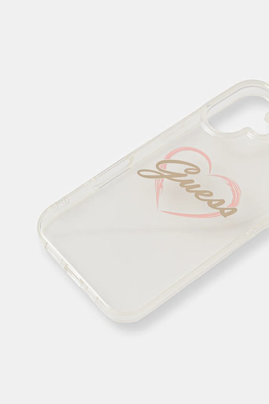 Guess etui na telefon iPhone 16 6.1" GUHCP16SHCHGSPT transparentny AA00