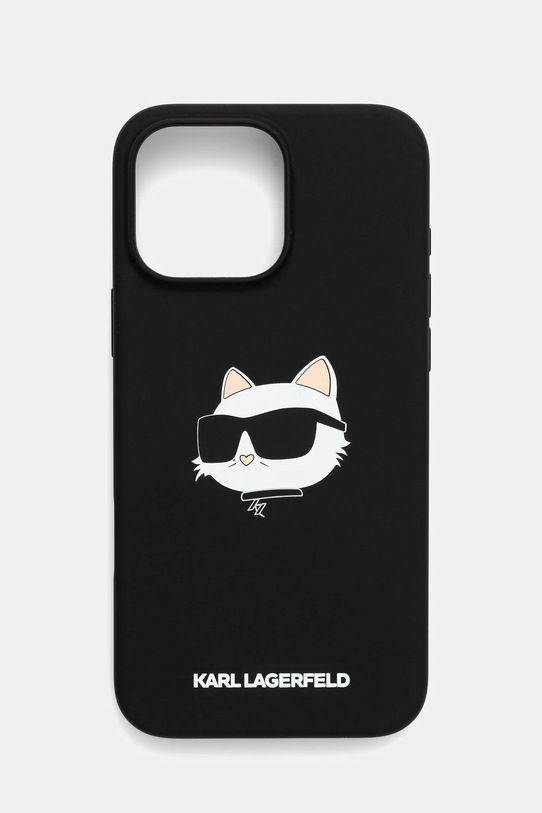 Karl Lagerfeld husă pentru telefon iPhone 16 Pro Max 6.9" pentru telefon negru KLHMP16XSCHPPLK