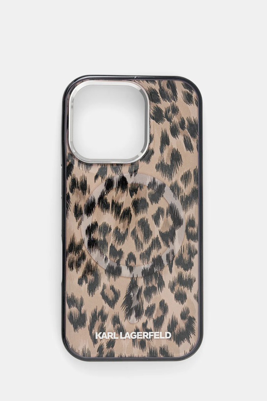 Karl Lagerfeld etui na telefon iPhone 16 Pro na telefon brązowy KLHMP16LHDLEOICW