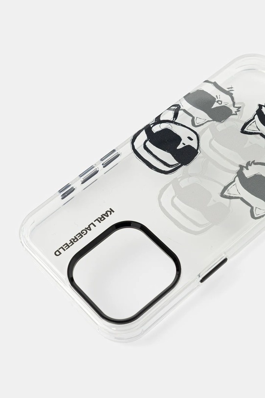 Karl Lagerfeld etui na telefon iPhone 16 Pro Max KLHCP16XHMCHKCT transparentny AA00